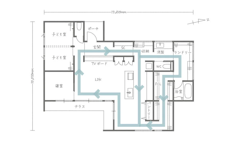 生活動線が楽