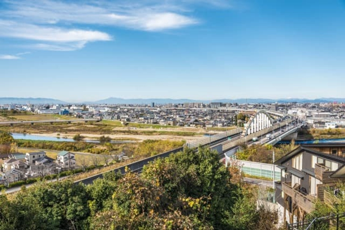 名古屋市守山区から見た庄内川