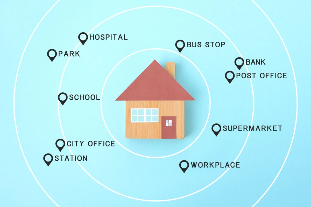 マイホームの立地場所イメージ