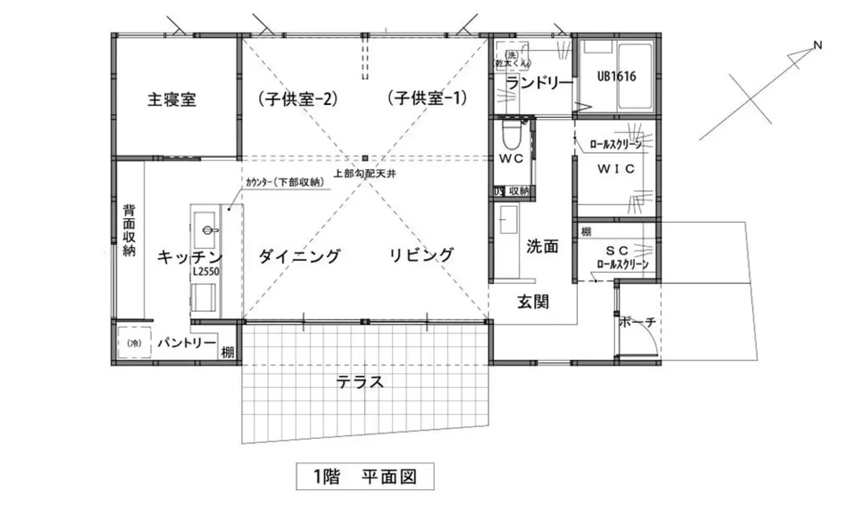 多治見モデルハウス平面図